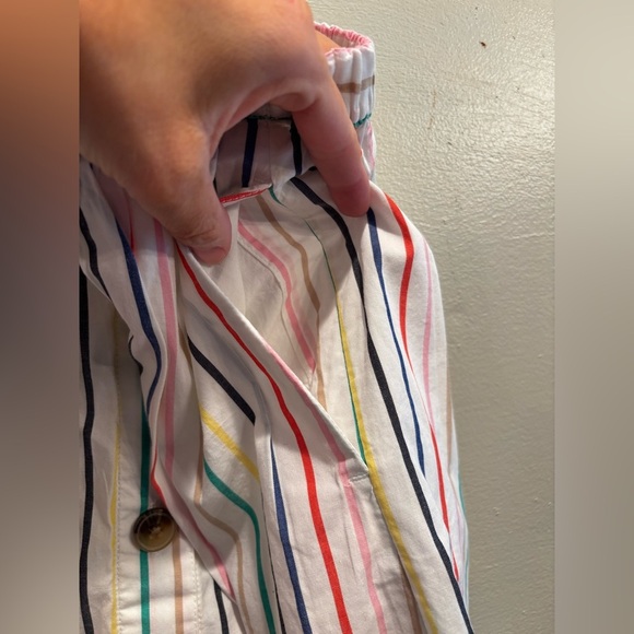 J. Crew Multicolor Striped A-Line Skirt preppy colorful XS fall indie boho - Picture 9 of 12